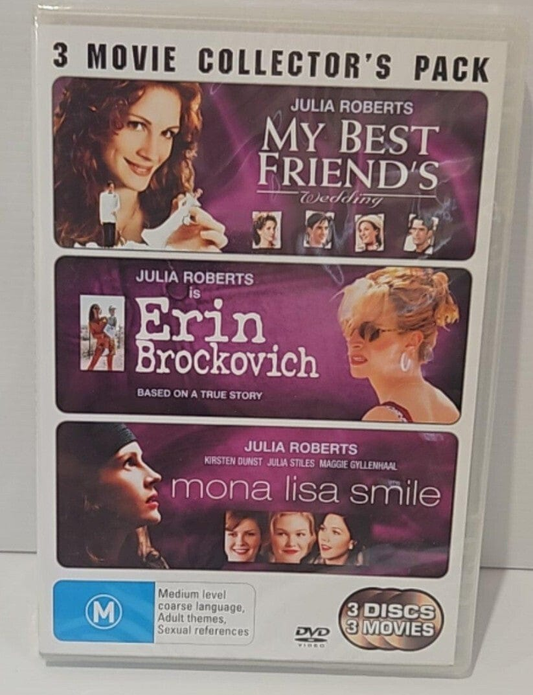 Alona.com.au Juiia Roberts 3 Movie Collection. Erin Brockovich Brand New