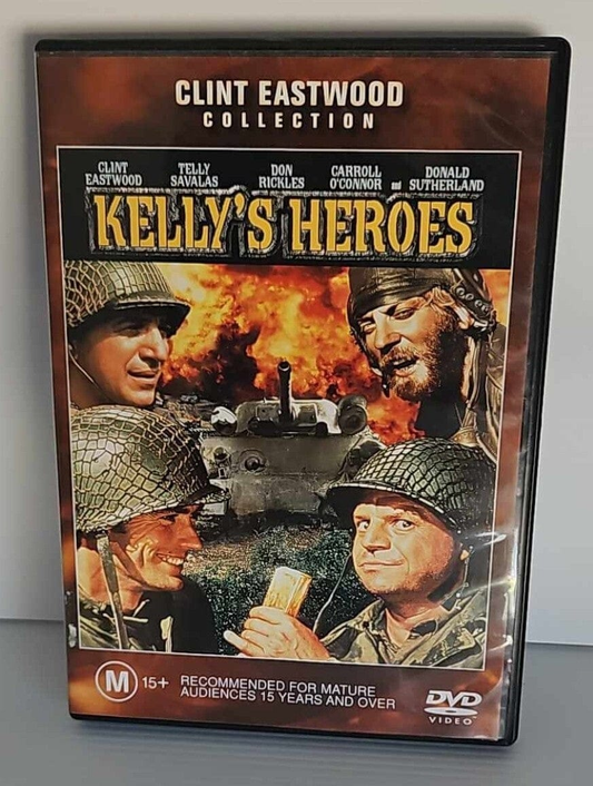 Alona.com.au Kelly's Heroes DVD Clint Eastwood Telly Savalas Don Rickles Free Post Region 4