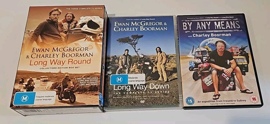 Alona.com.au LONG WAY DOWN ROUND ANY MEANS RACE TO DAKAR EWAN MCGREGOR CHARLEY BOORMAN