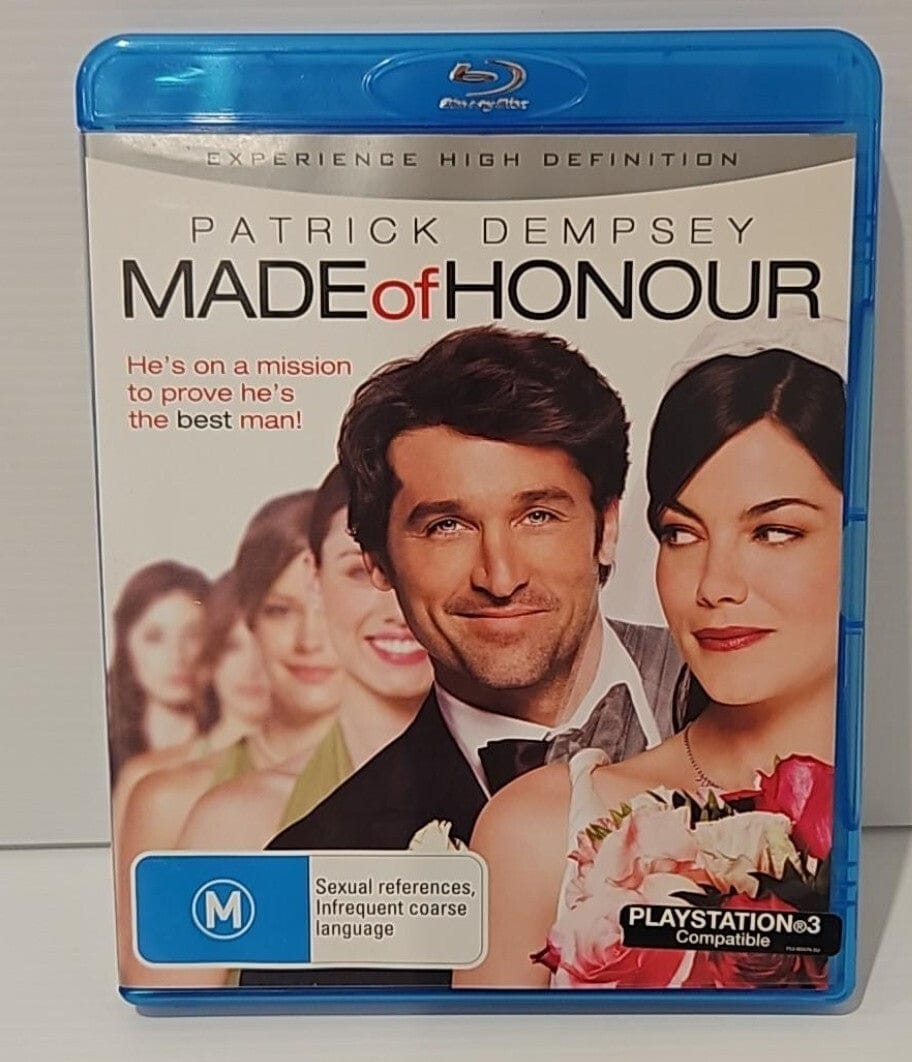 Alona.com.au Made of Honour (Blu-ray, 2008) Very Good Condition Region B