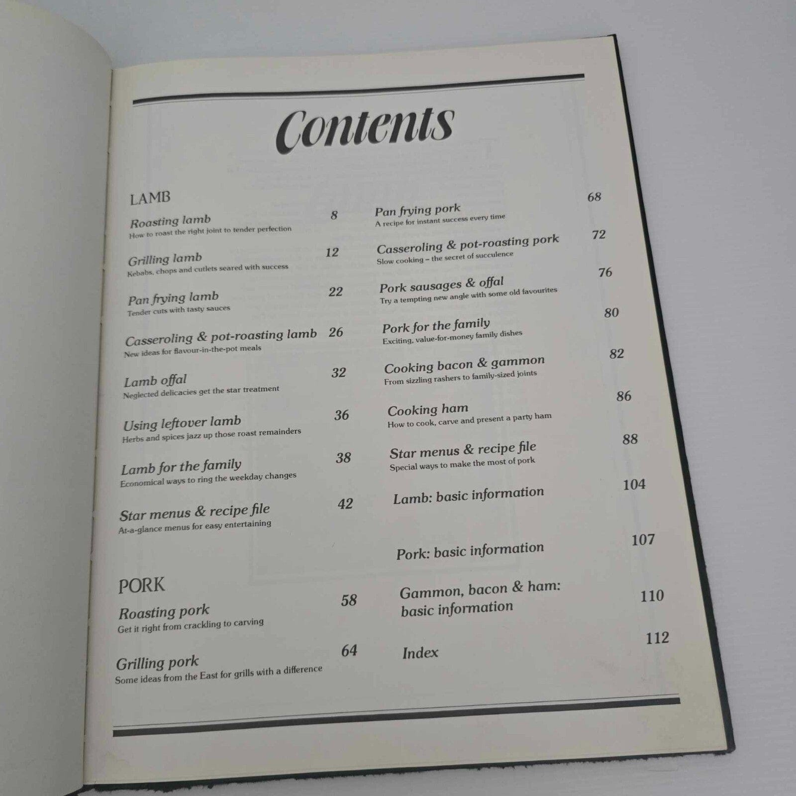 Alona.com.au Making The Most of Lamb & Pork by Robert Carrier's Kitchen (Hardcover 1985)