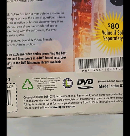 Alona.com.au Maximum 4-Pack - NASA: A Retrospective (DVD, 2007, 4-Disc Set)