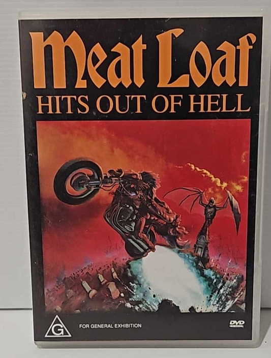 Alona.com.au MEATLOAF  -  HITS OUT OF HELL  -   14  SONG  CLIPS  & SPECIAL FEATURES  DVD  AUS