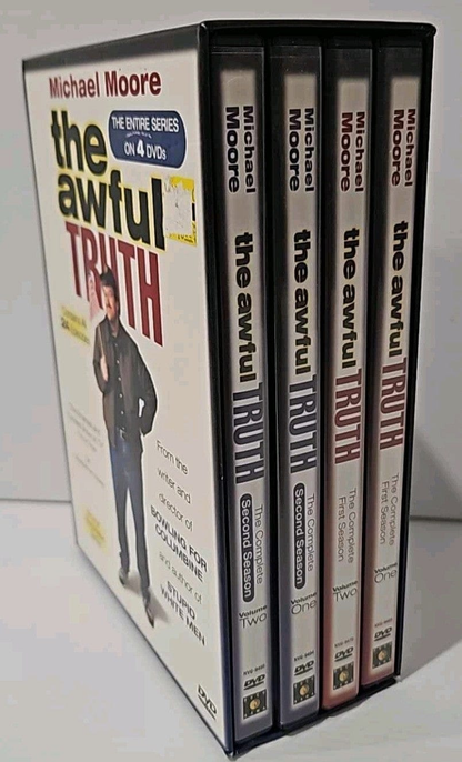 Alona.com.au Michael Moore:The Awful Truth - Entire Series (2003, 4-DVD Set)