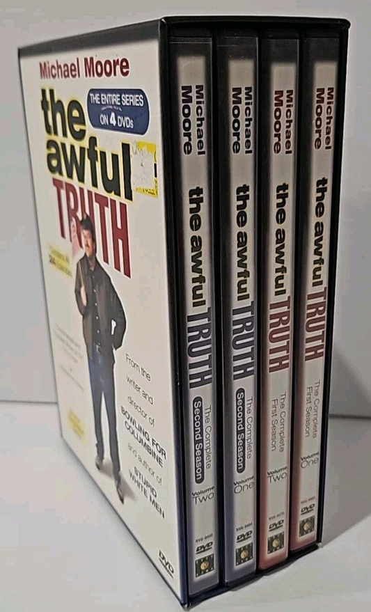 Alona.com.au Michael Moore:The Awful Truth - Entire Series (2003, 4-DVD Set)