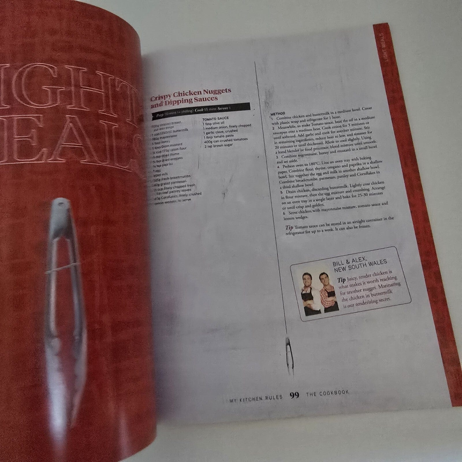 Alona.com.au MKR My Kitchen Rules The Cookbook Selection of Recipes From The Show