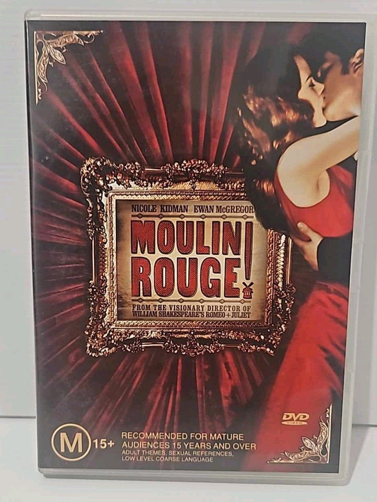 Alona.com.au Moulin Rouge DVD Reg4 PAL PreOwned Ewan McGregor Nicole Kidman John Leguizamo