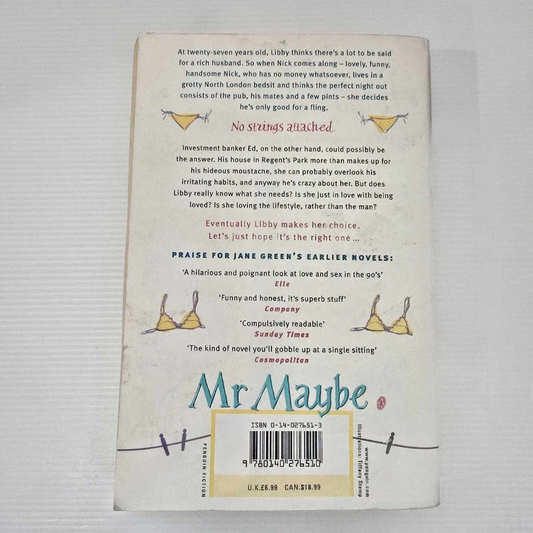 Alona.com.au Mr. Maybe By Jane Green -Paperback 1999