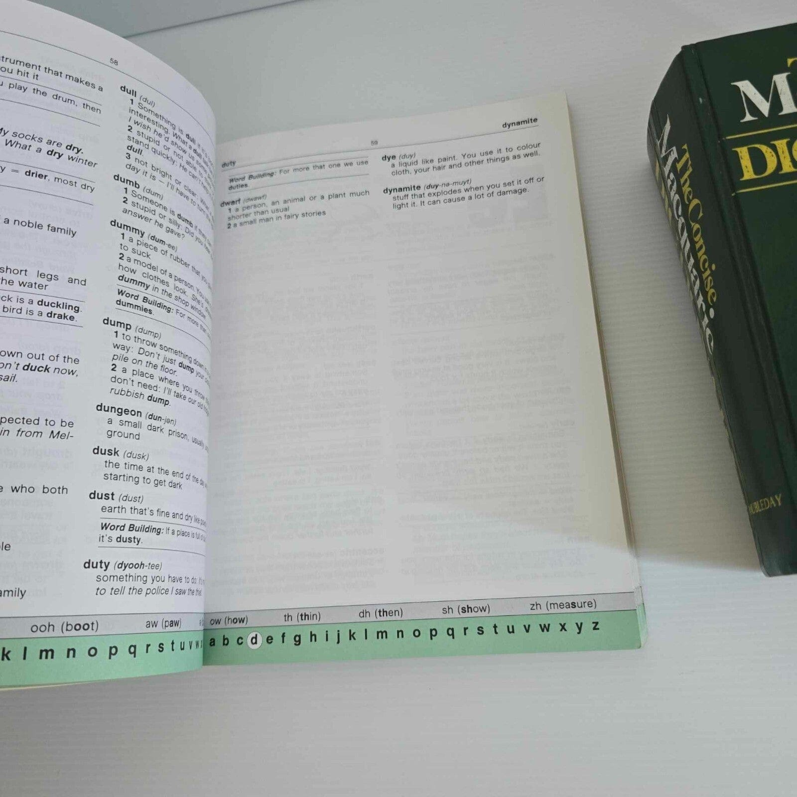 Alona.com.au My First (1991) and The Concise (1982) Macquarie Dictionary