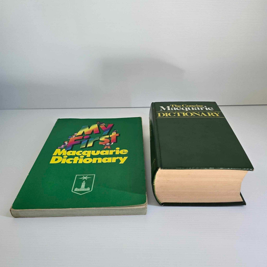 Alona.com.au My First (1991) and The Concise (1982) Macquarie Dictionary