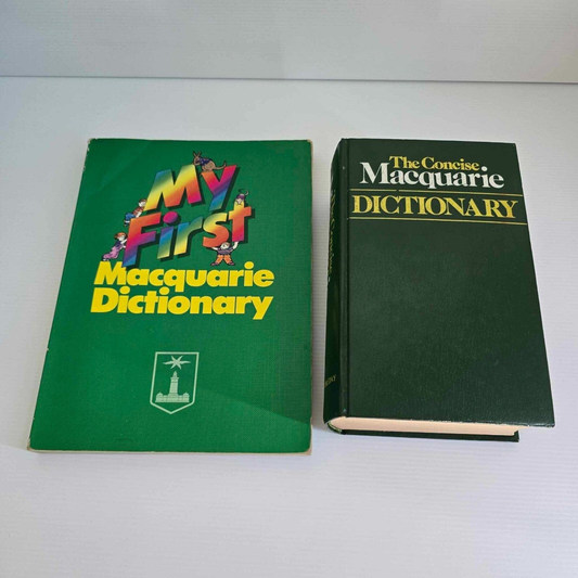 Alona.com.au My First (1991) and The Concise (1982) Macquarie Dictionary