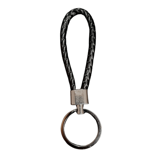 Alona.com.au New Fashion Men Leather Key Chain Ring Keyfob Car Keyring Keychain Gift
