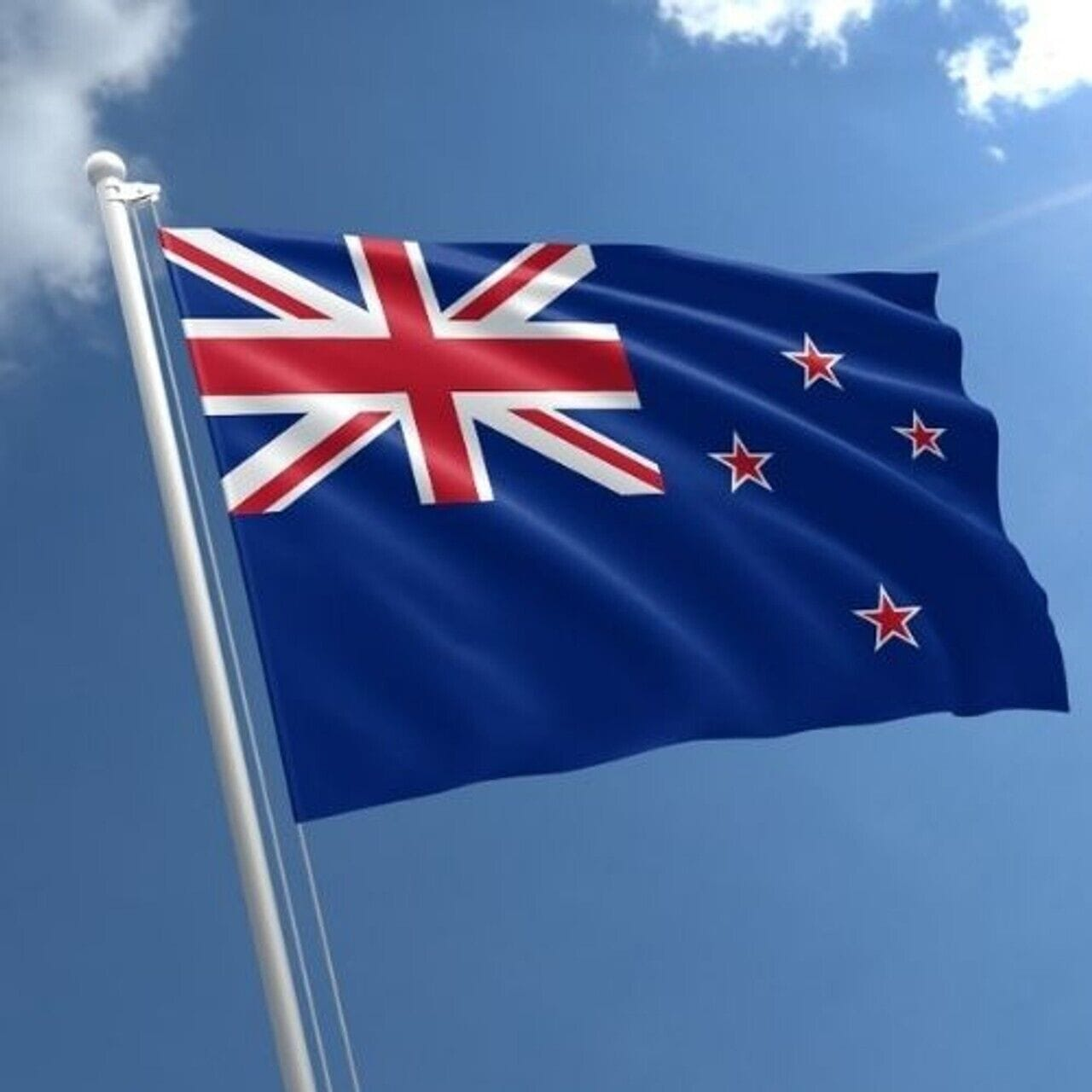 Alona.com.au New Zealand Flag Pride Large Heavy Duty Outdoor 90cm x 150cm NZ Kiwi Banner