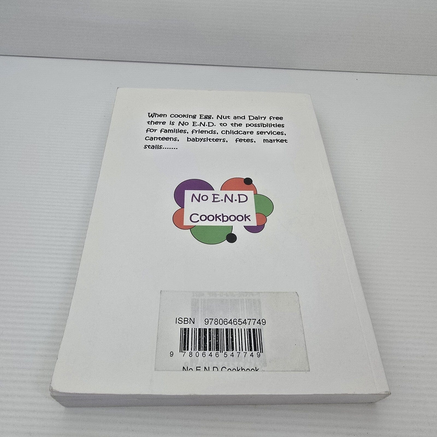 Alona.com.au No E.N.D Cookbook Egg Nuts Dairy Allergies Allergy Cooking Recipe Book