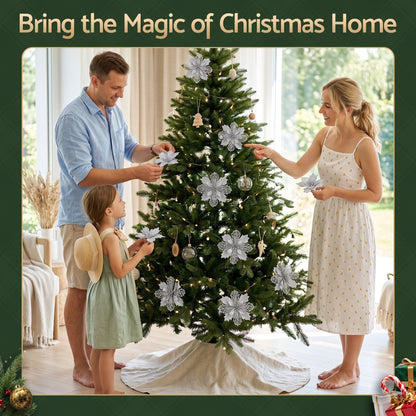 Alona.com.au Occasions > Christmas > Christmas Decorations Jingle Jollys 20Pcs Christmas Tree Flower Set Garland Wreath Poinsettia Decorations