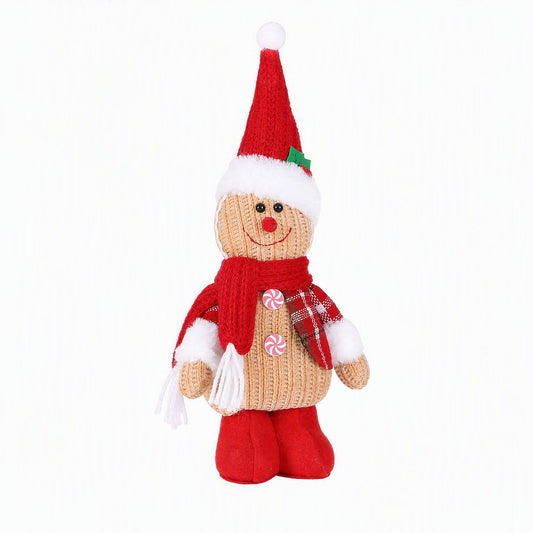 Alona.com.au Occasions > Christmas > Christmas Decorations Jingle Jollys Christmas Gingerbread Man Standing Ornament Knitted Christmas Indoor Decor