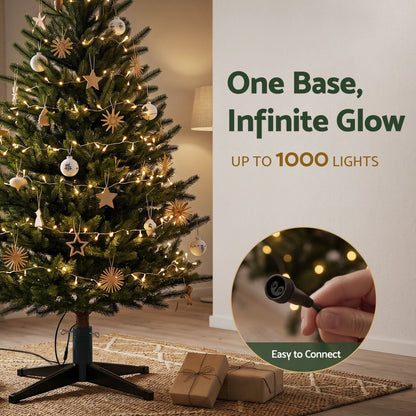 Alona.com.au Occasions > Christmas > Christmas Decorations Jingle Jollys Christmas Tree Stand 360° Rotating for Xmas Tree Up to 2.7M with Remote Control