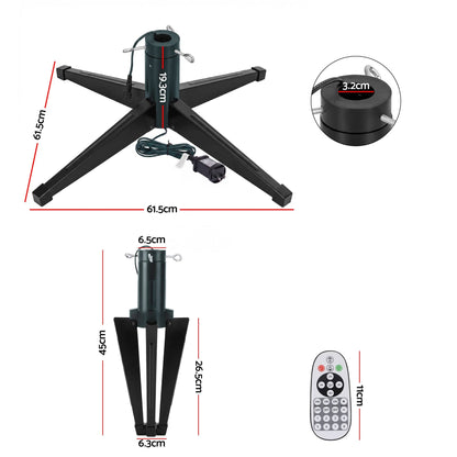 Alona.com.au Occasions > Christmas > Christmas Decorations Jingle Jollys Christmas Tree Stand 360° Rotating for Xmas Tree Up to 2.7M with Remote Control