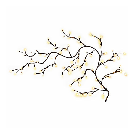Alona.com.au Occasions > Christmas > Christmas Decorations Jingle Jollys Christmas Willow Vine Lights Branch LED Fairy DIY Wall Decor 1.8m Warm White