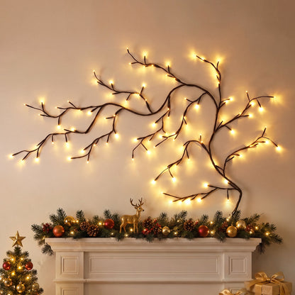 Alona.com.au Occasions > Christmas > Christmas Decorations Jingle Jollys Christmas Willow Vine Lights Branch LED Fairy DIY Wall Decor 1.8m Warm White