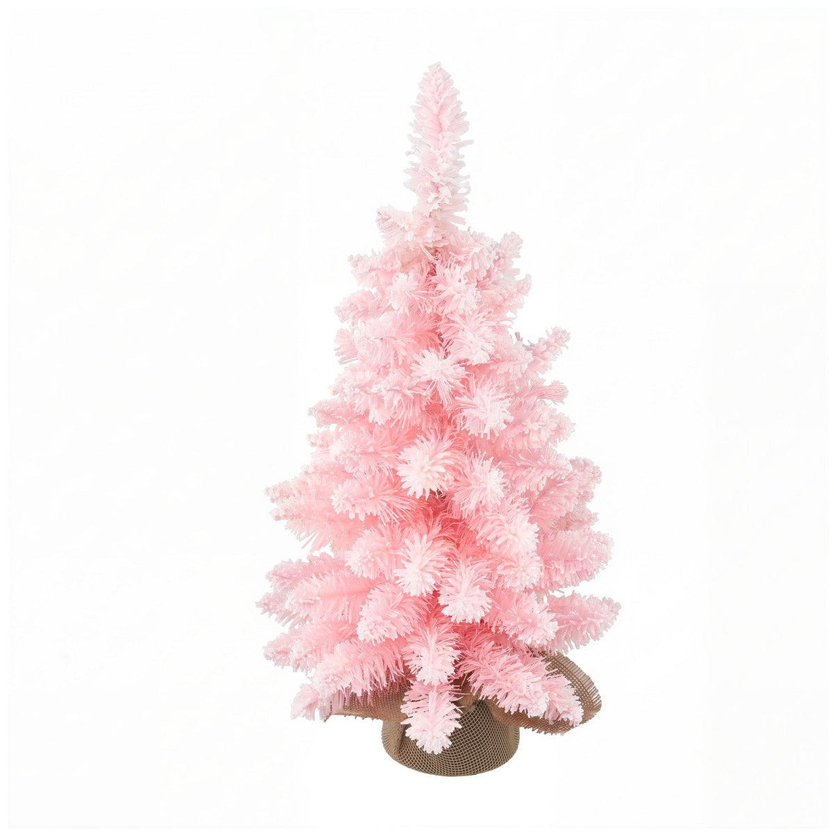 Alona.com.au Occasions > Christmas > Christmas Trees Jingle Jollys 60cm Flocked Pink Christmas Tree Mini Tabletop Xmas Tree