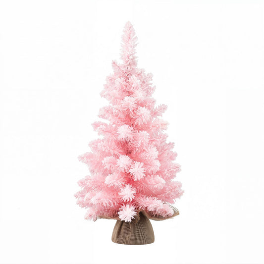 Alona.com.au Occasions > Christmas > Christmas Trees Jingle Jollys 60cm Flocked Pink Christmas Tree Mini Tabletop Xmas Tree