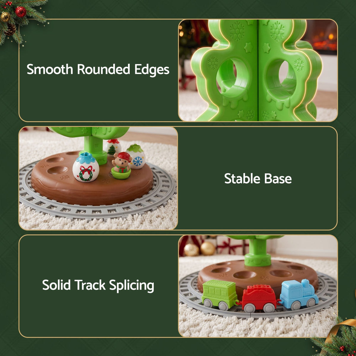 Alona.com.au Occasions > Christmas > Christmas Trees Jingle Jollys Toddler First Christmas Tree Mini Xmas Tree Toy Set with Train