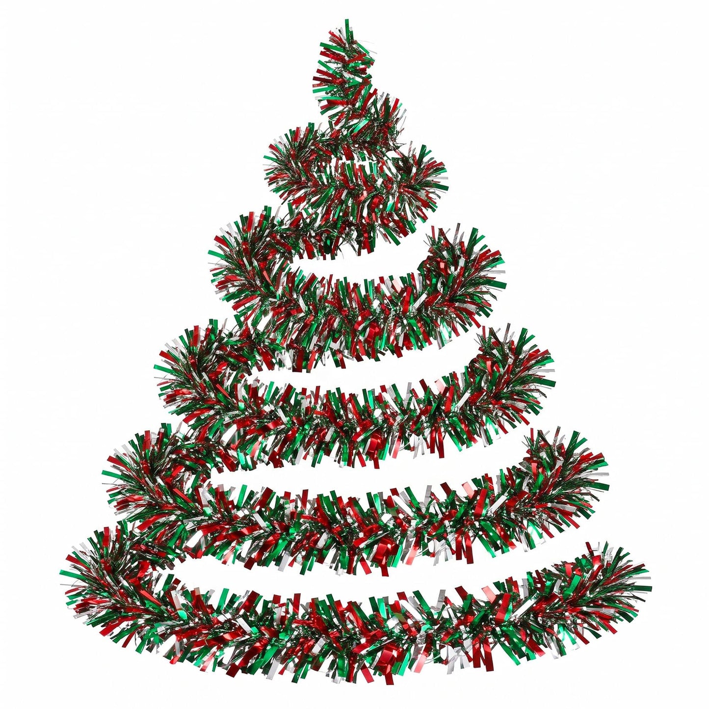 Alona.com.au Occasions > Christmas > Christmas Wreaths & Garlands Jingle Jollys 20M Christmas Tinsel Garland Mixed Colors Xmas Party Decoration