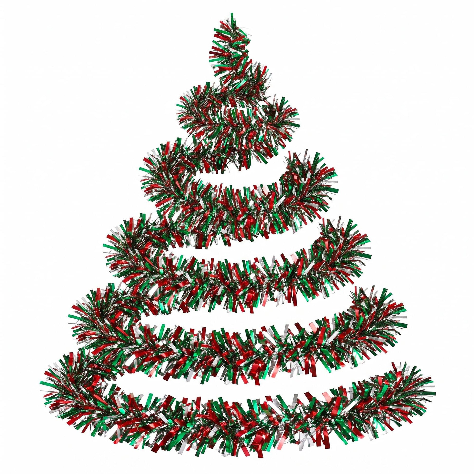 Alona.com.au Occasions > Christmas > Christmas Wreaths & Garlands Jingle Jollys 20M Christmas Tinsel Garland Mixed Colors Xmas Party Decoration