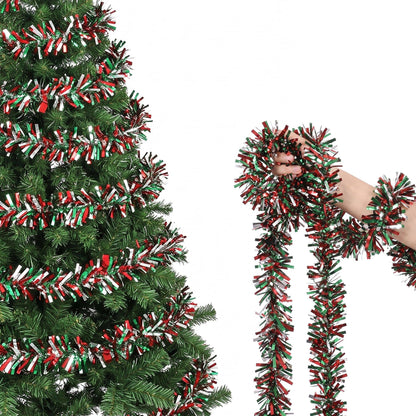 Alona.com.au Occasions > Christmas > Christmas Wreaths & Garlands Jingle Jollys 20M Christmas Tinsel Garland Mixed Colors Xmas Party Decoration