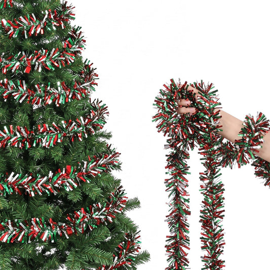 Alona.com.au Occasions > Christmas > Christmas Wreaths & Garlands Jingle Jollys 20M Christmas Tinsel Garland Mixed Colors Xmas Party Decoration