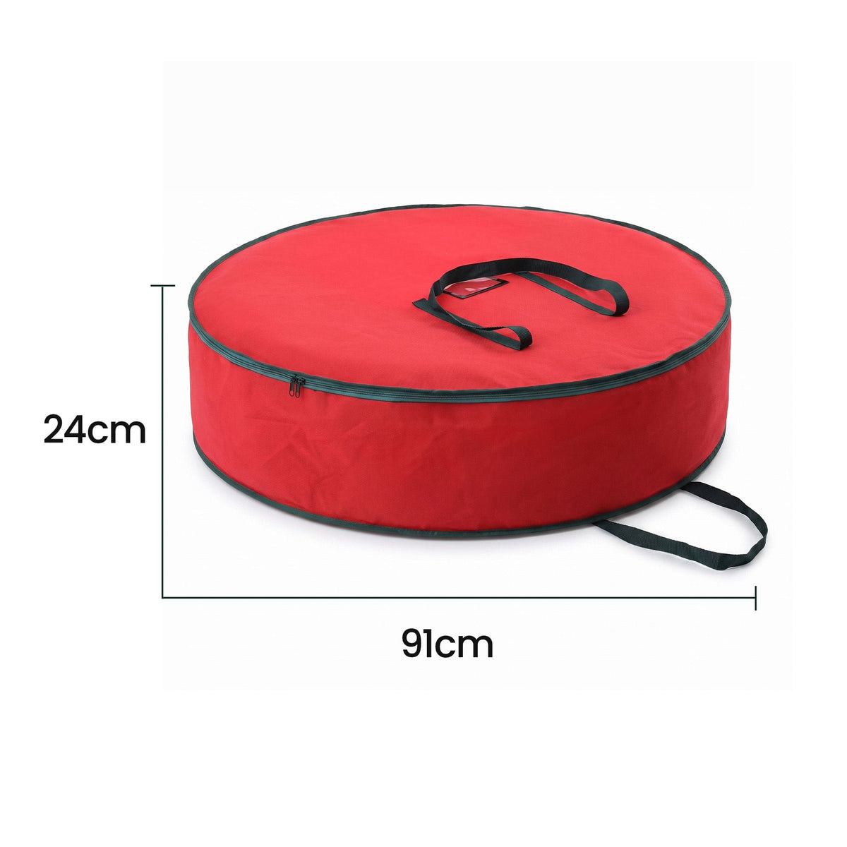 Alona.com.au Occasions > Christmas > Christmas Wreaths & Garlands Jingle Jollys Christmas Garland Wreath Storage Bag Baubles Ornaments Container