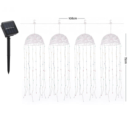 Alona.com.au Occasions > Christmas > Outdoor Decorations & Lights Jingle Jollys Christmas Lights Solar Jellyfish 4Pcs Garden Decorative Multi-Color