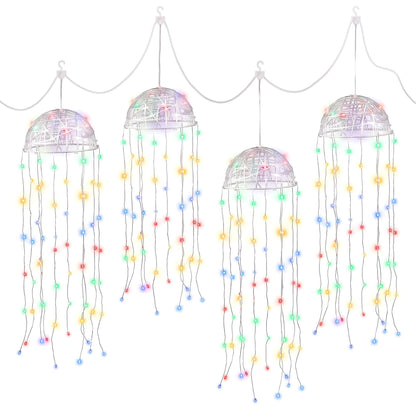 Alona.com.au Occasions > Christmas > Outdoor Decorations & Lights Jingle Jollys Christmas Lights Solar Jellyfish 4Pcs Garden Decorative Multi-Color