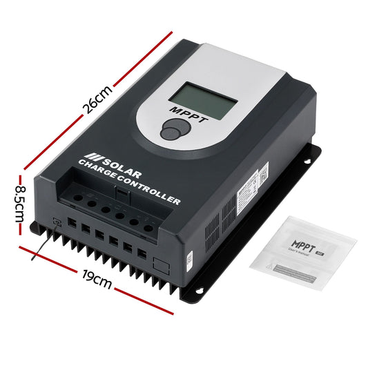 Alona.com.au Outdoor Recreation > Camping > Batteries & Generators Giantz 50A MPPT Solar Charge Controller Auto 12V/24V Battery Regulator Bluetooth