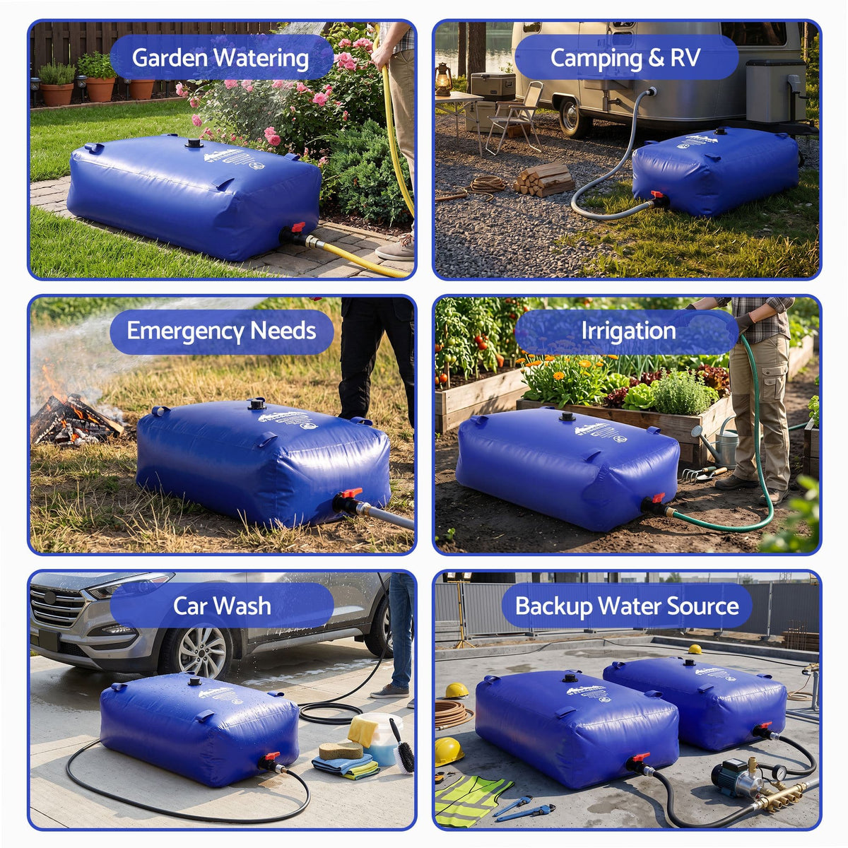 Alona.com.au Outdoor Recreation > Camping > Camping Appliances Weisshorn 240L Water Bladder Bag Portable Large Storage Tank Container Camping Outdoor
