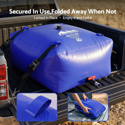 Alona.com.au Outdoor Recreation > Camping > Camping Appliances Weisshorn 540L Water Bladder Bag Portable Large Storage Tank Container Camping Outdoor