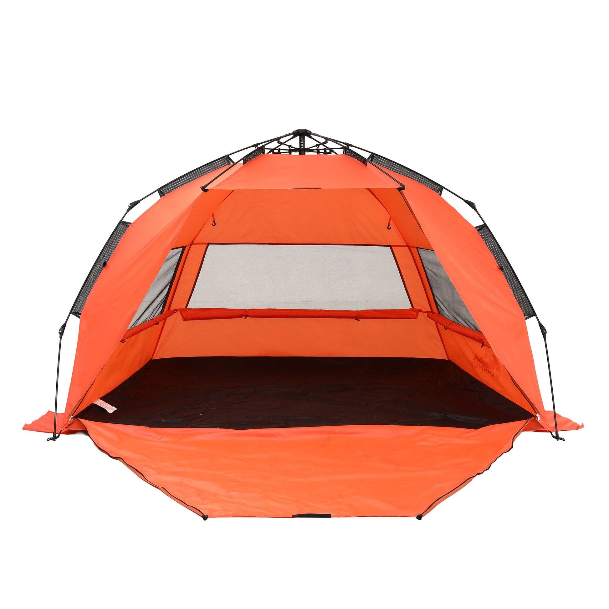 Alona.com.au Outdoor Recreation > Camping > Tents Weisshorn Beach Tent 3-4 Person Pop Up Sun Shade UPF 50 Automatic Outdoor Orange