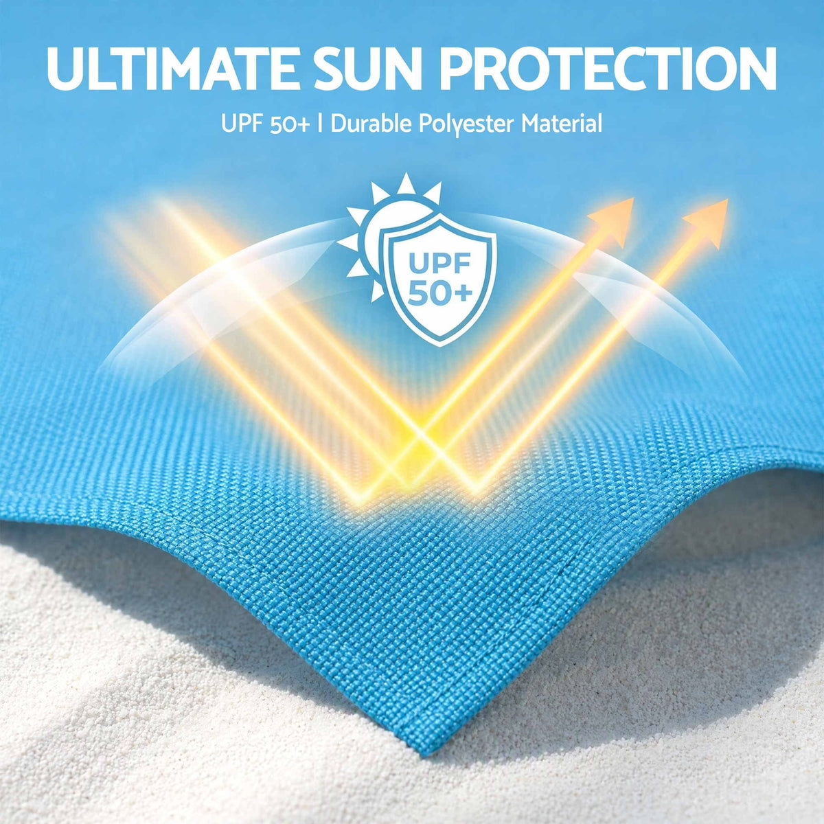 Alona.com.au Outdoor Recreation > Camping > Tents Weisshorn Beach Tent Sun Shelter UPF 50+ Shade 3x3m for 8 Person Outdoor
