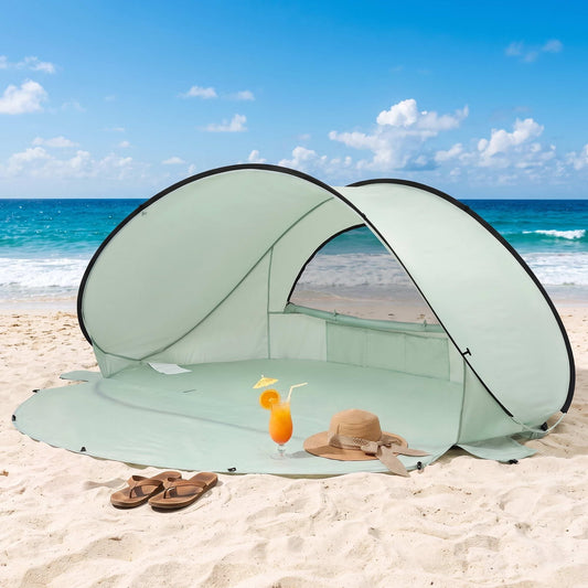 Alona.com.au Outdoor Recreation > Camping > Tents Weisshorn Pop Up Beach Tent UPF 50+ Sun Shade Shelter 2-3 Person Camping