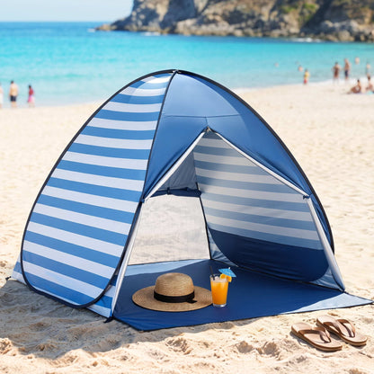 Alona.com.au Outdoor Recreation > Camping > Tents Weisshorn Pop Up Beach Tent UPF50+ Sun Shade 2-3 Person Lightweight