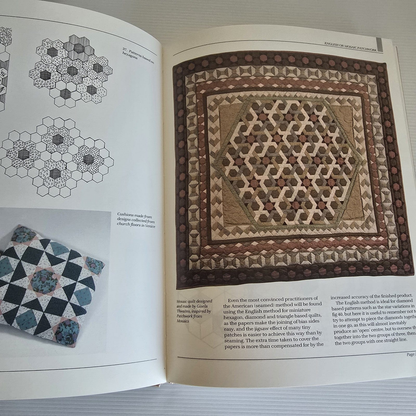 Alona.com.au Patchwork By Helen Fairfield, Seamed Mosaic Siminole Suffolk Puffs, 1990