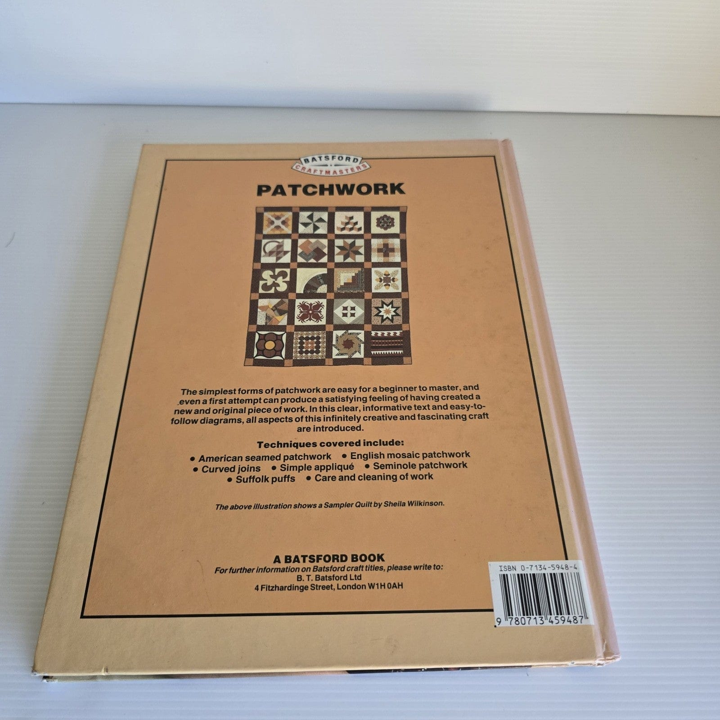 Alona.com.au Patchwork By Helen Fairfield, Seamed Mosaic Siminole Suffolk Puffs, 1990