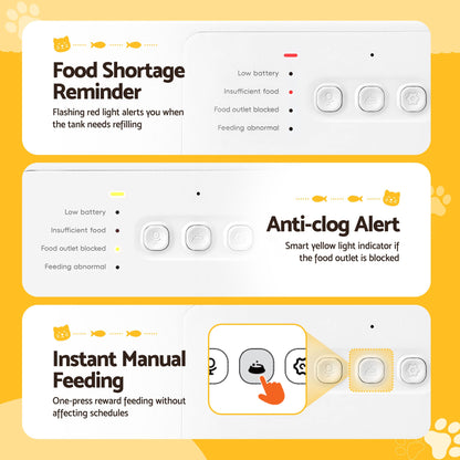 Alona.com.au Pet Care > Cat Supplies > Cat Bowls, Feeders & Waterers i.Pet Automatic Pet Feeder Water Dispenser 2-in-1 Smart WiFi Dog Cat Food 4L