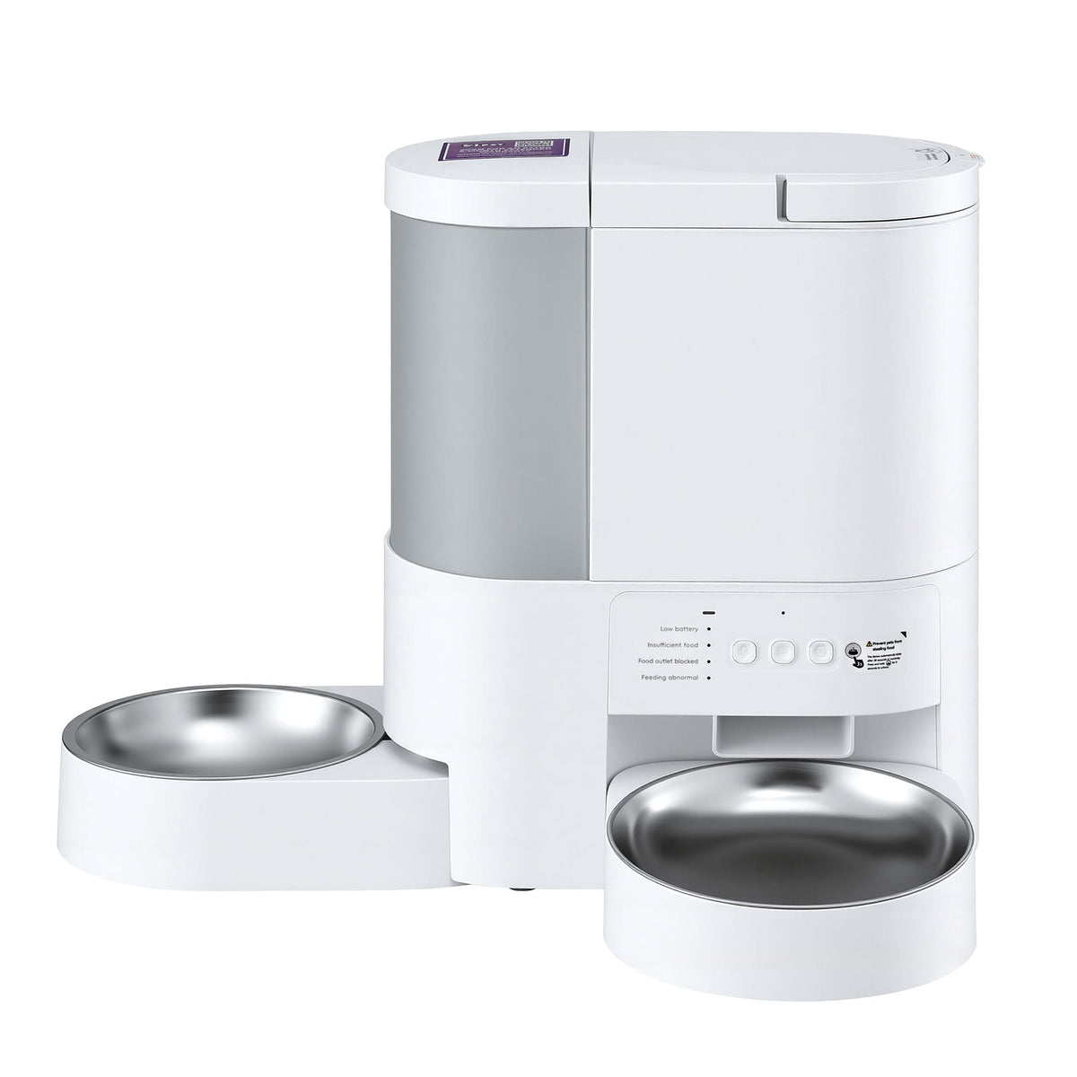 Alona.com.au Pet Care > Cat Supplies > Cat Bowls, Feeders & Waterers i.Pet Automatic Pet Feeder Water Dispenser 2-in-1 Smart WiFi Dog Cat Food 4L