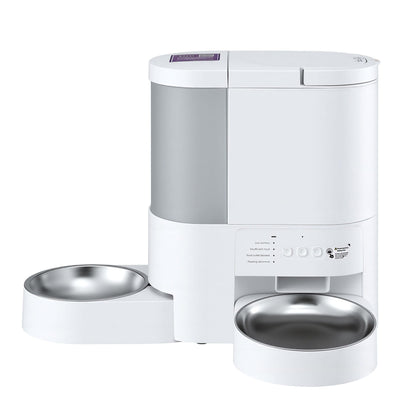 Alona.com.au Pet Care > Cat Supplies > Cat Bowls, Feeders & Waterers i.Pet Automatic Pet Feeder Water Dispenser 2-in-1 Smart WiFi Dog Cat Food 4L