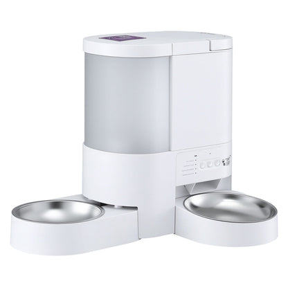 Alona.com.au Pet Care > Cat Supplies > Cat Bowls, Feeders & Waterers i.Pet Automatic Pet Feeder Water Dispenser 2-in-1 Smart WiFi Dog Cat Food 4L