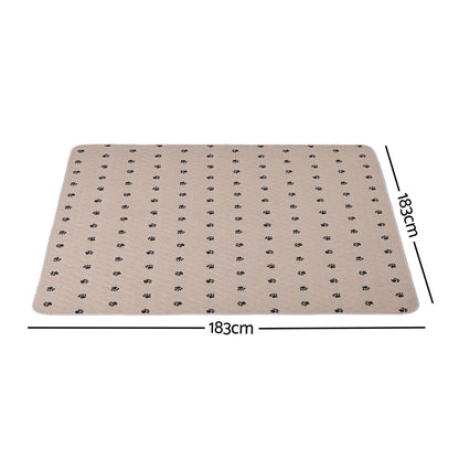 Alona.com.au Pet Care > Dog Supplies > Dog Training Aids i.Pet Pet Training Pads Washable Dog Pee Pads Puppy Toilet Mat 183x183cm