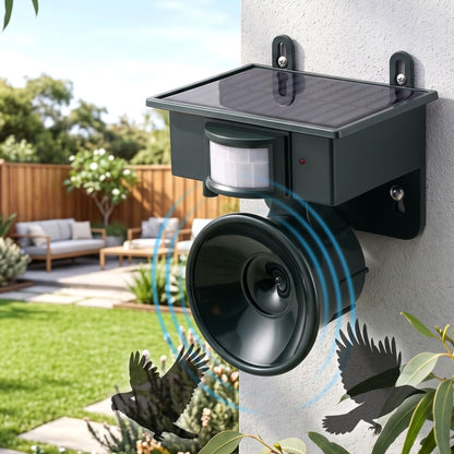 Alona.com.au Pet Care > Pest Control > Household Insect Repellents Gardeon Solar Ultrasonic Animal Deterrent PIR Motion Sensor Outdoor Garden Green