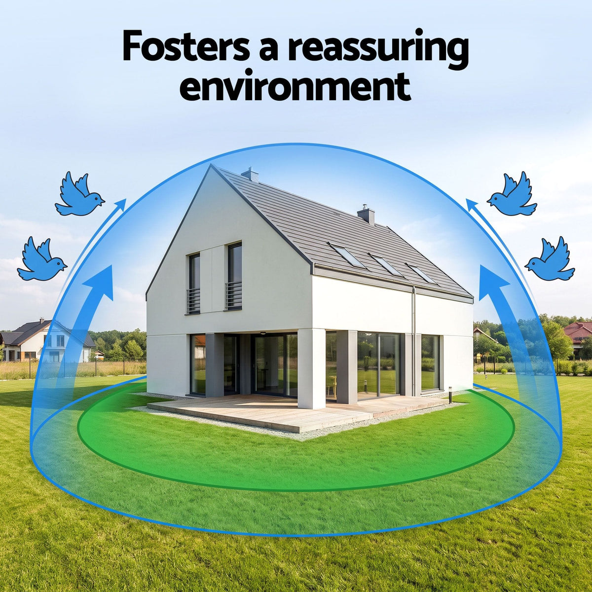 Alona.com.au Pet Care > Pest Control > Household Insect Repellents Gardeon Solar Ultrasonic Animal Deterrent PIR Motion Sensor Outdoor Garden Green